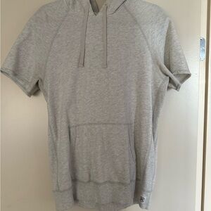 Reigning Champ Light Gray Short Sleeve Hoodie